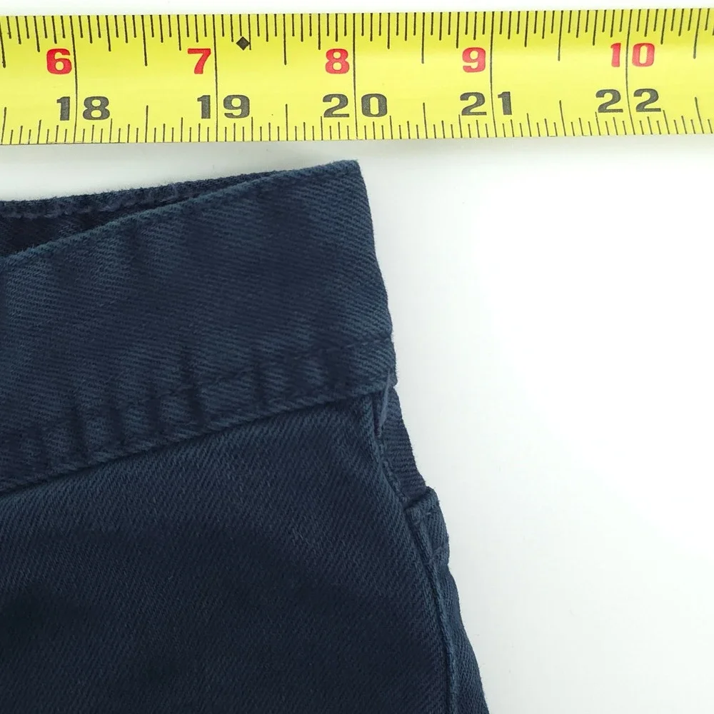 William Rast Mens Pants Dean Slim Straight 40x32 Navy Blue Chino Twill Justin T